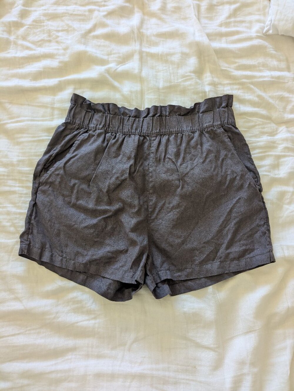 100% linen shorts